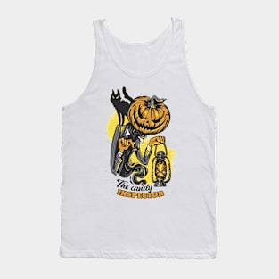 Funny Halloween Candy Inspector Tank Top